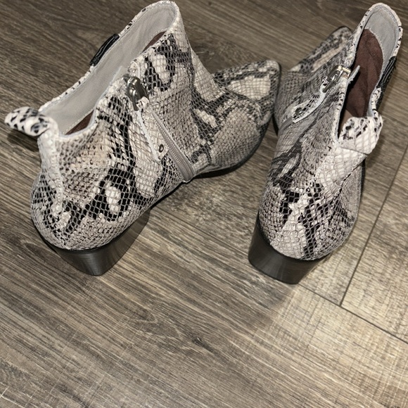 Snakeskin Ankle Boots - Picture 5 of 9